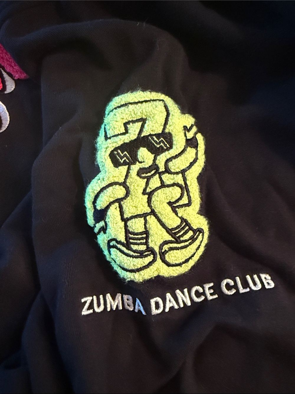 Zumba Fitness Black Sweatshirt with Multicolor Logo - Picture 4 of 8